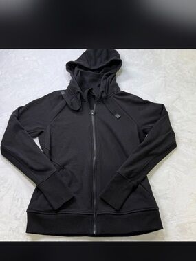Athleta Black Full-Zip Hoodie